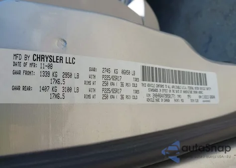 2009 Chrysler Town & Country Limited from USA, damaged, VIN 2A8HR64X79R581771